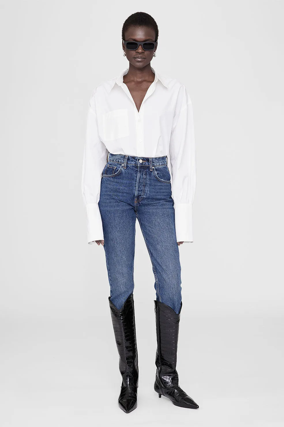 Maxine Shirt - White sold by Anine Bing product image thumbnail 5