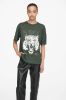 Tiger Tee - Forest Green sold by Anine Bing