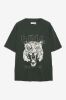 Tiger Tee - Forest Green sold by Anine Bing