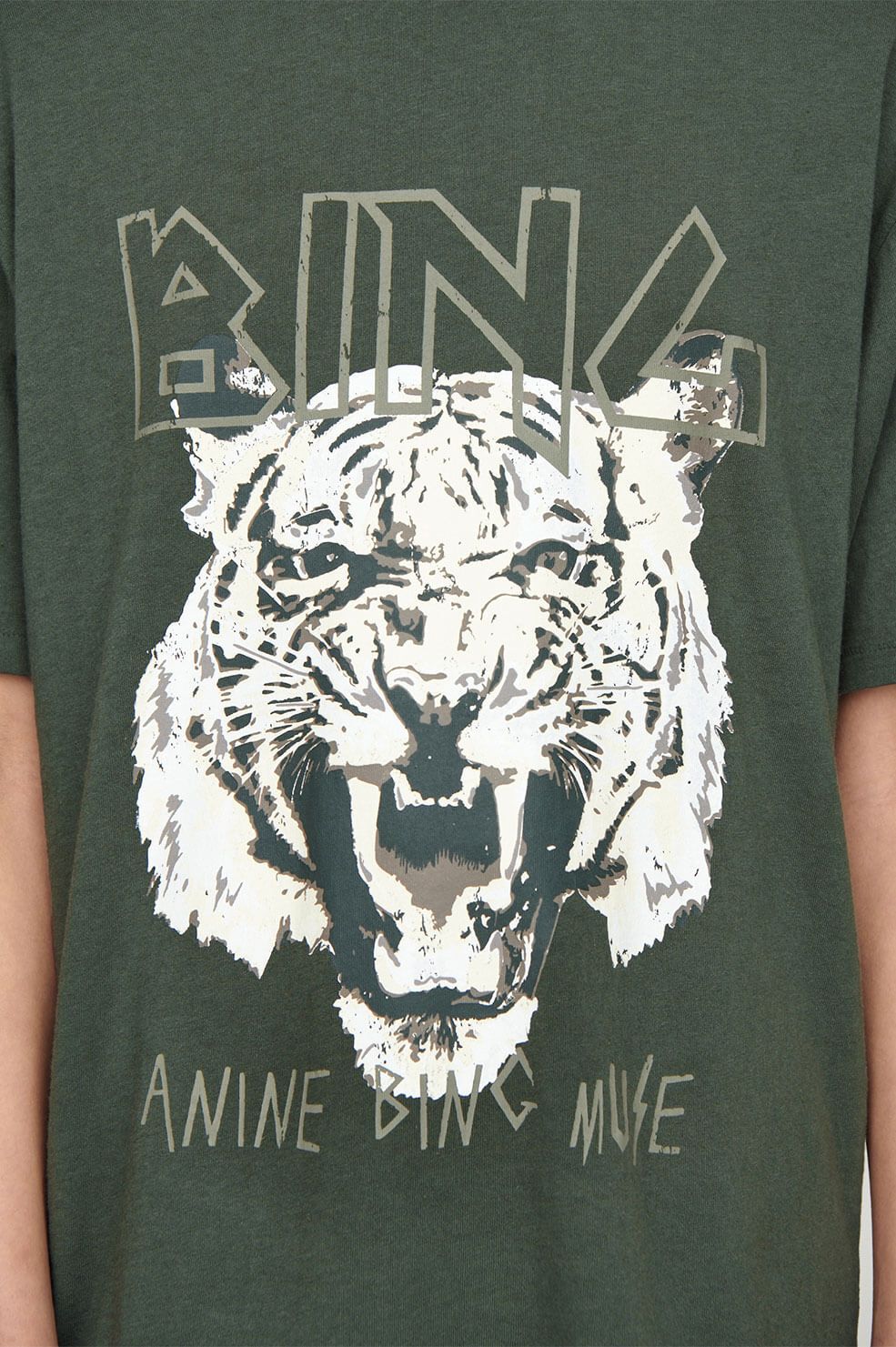 Tiger Tee - Forest Green sold by Anine Bing product image thumbnail 2
