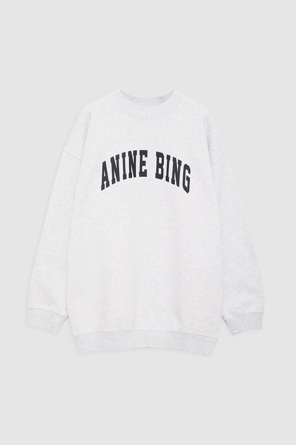 Tyler Sweatshirt - Heather Grey With Black sold by Anine Bing product image thumbnail 3