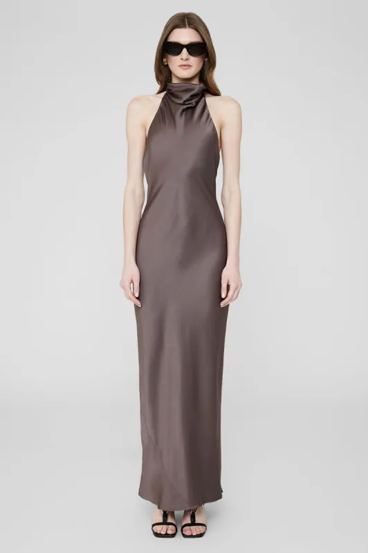 Eliana Dress - Iron sold by Anine Bing