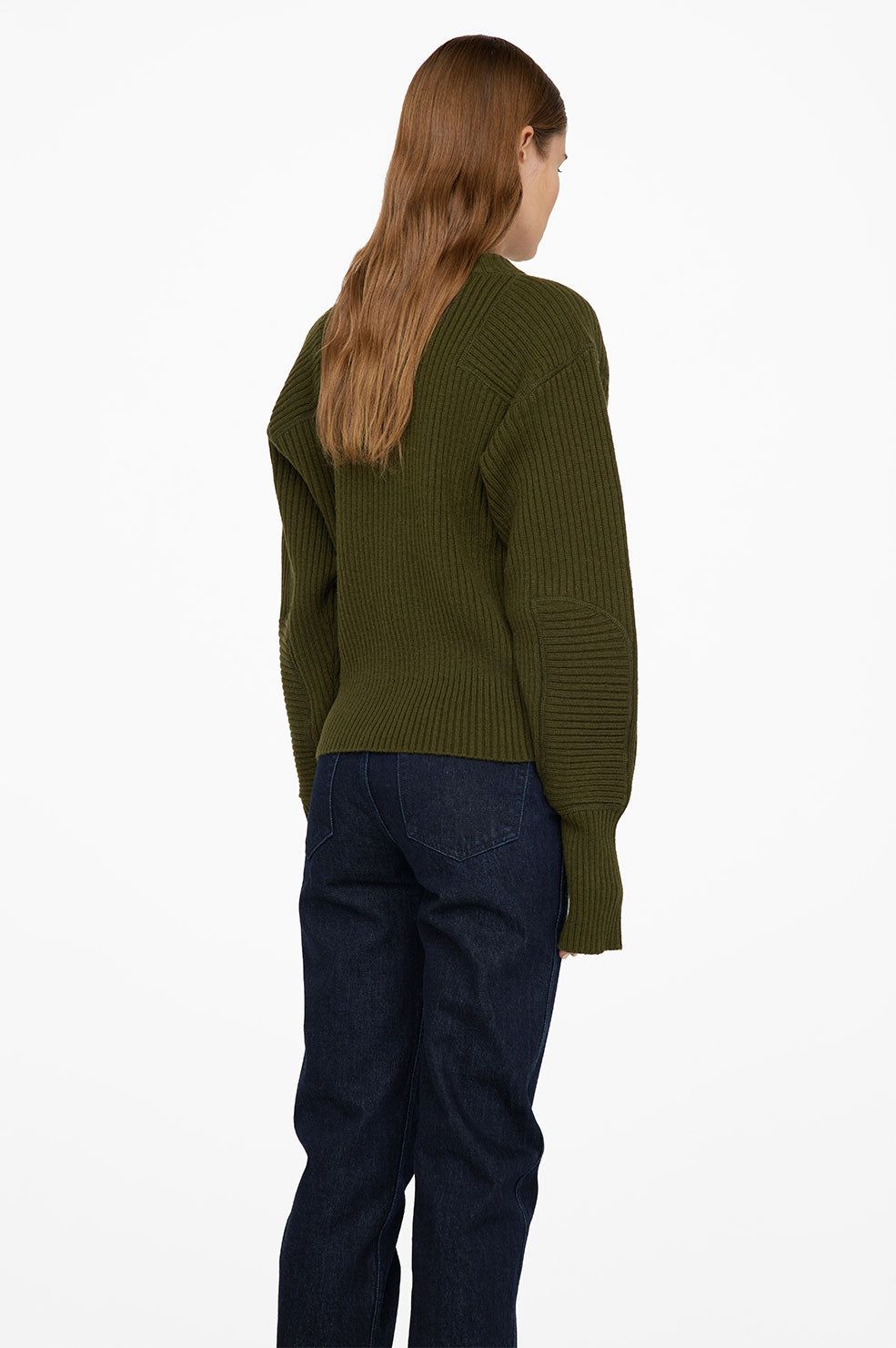 Aurora Sweater - Army Green sold by Anine Bing product image thumbnail 4