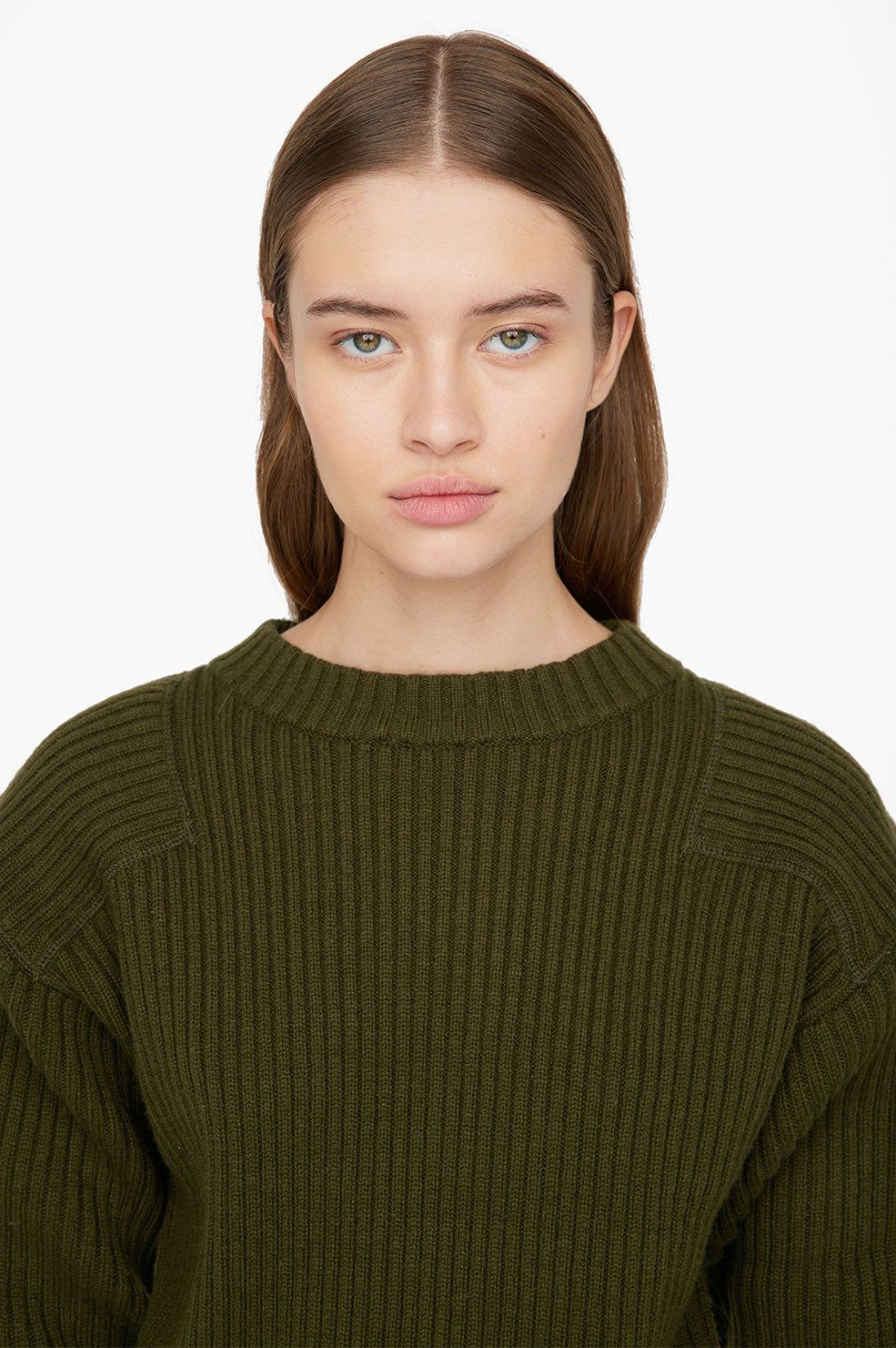 Aurora Sweater - Army Green sold by Anine Bing product image thumbnail 2