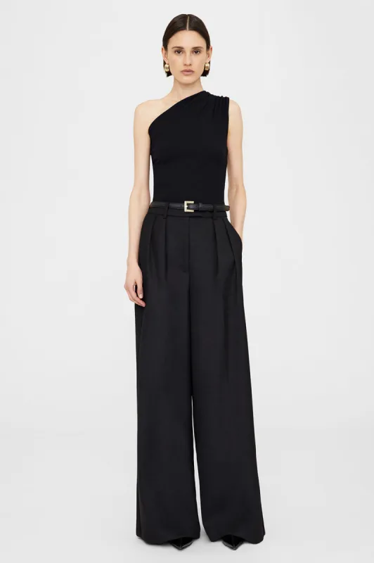 Camila Top - Black sold by Anine Bing