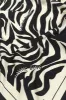 Evelyn Scarf - Black And Cream Zebra sold by Anine Bing