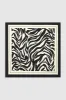 Evelyn Scarf - Black And Cream Zebra sold by Anine Bing