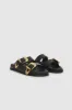 Waylon Slides - Black sold by Anine Bing