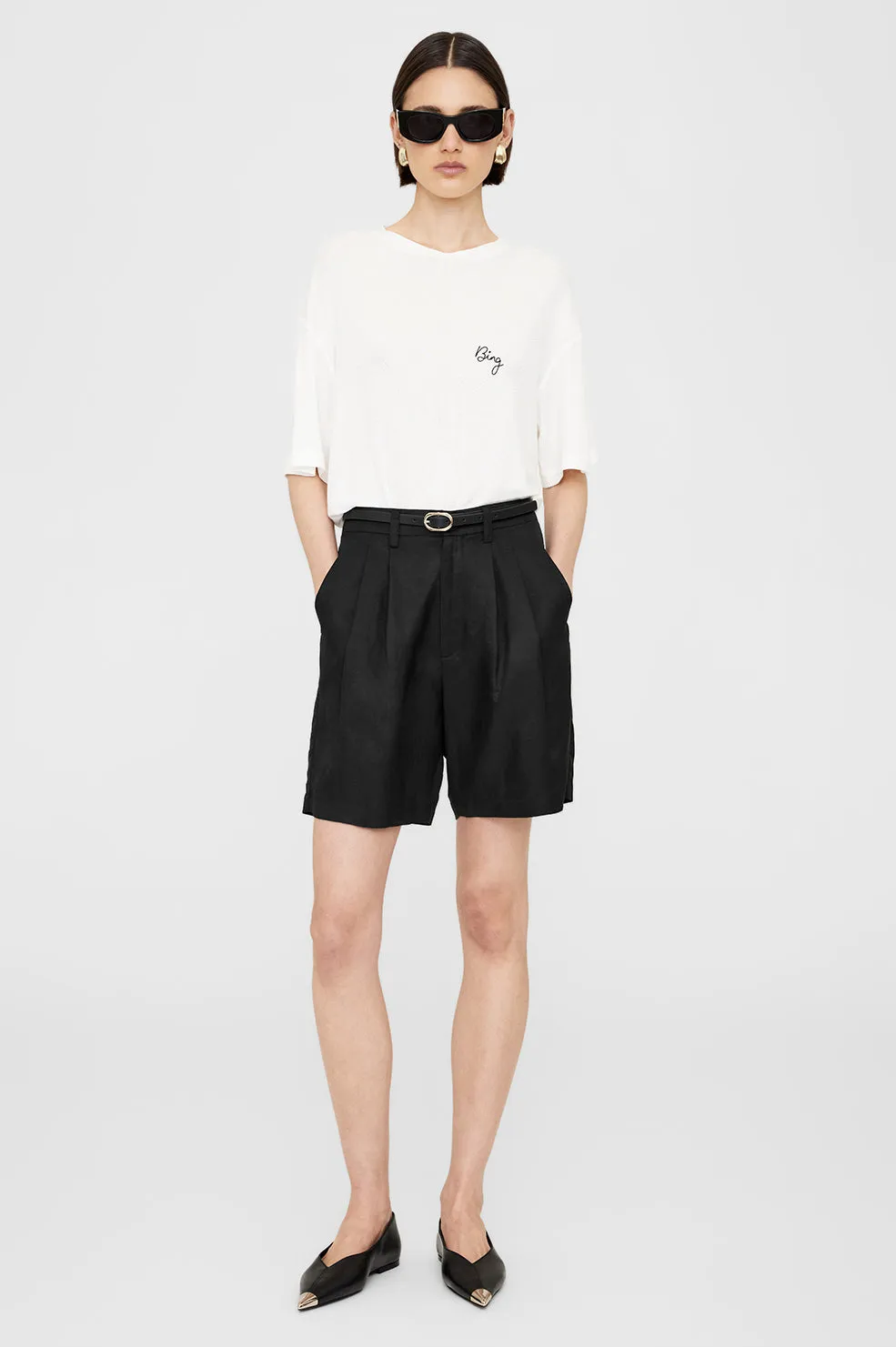 Louis Tee Bing - Ivory sold by Anine Bing