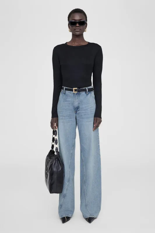 Jane Top - Black sold by Anine Bing