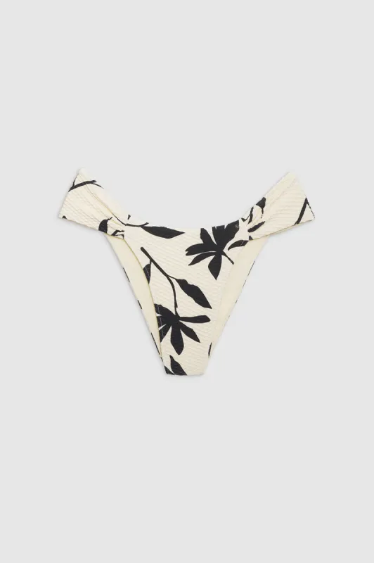 Naya Bikini Bottom - Ivory Daisy Print made by Anine Bing