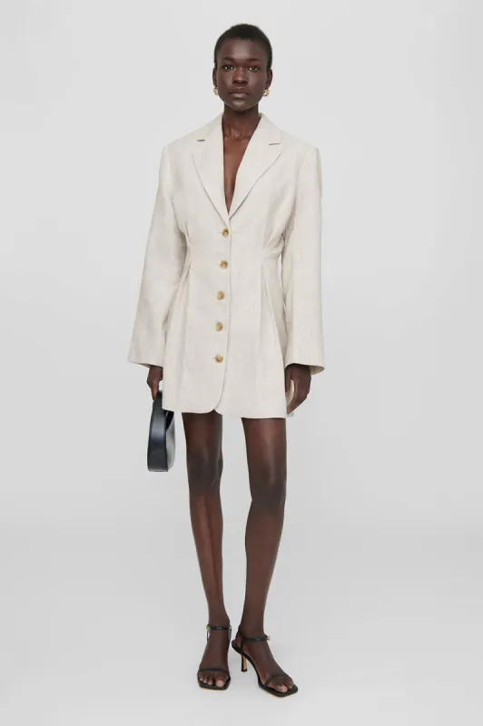 Taya Dress - Oatmeal sold by Anine Bing