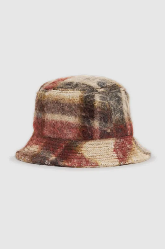 Cami Bucket Hat - Lavender And Cream Check | Parallel