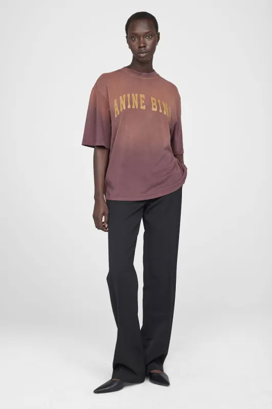 Avi Tee Anine Bing - Washed Faded Burgundy sold by Anine Bing