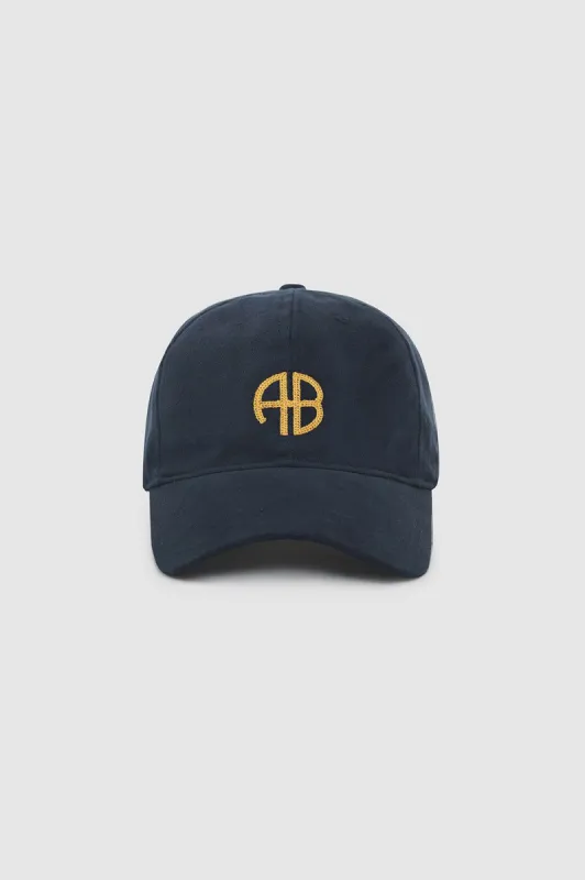 Jeremy Baseball Cap - Washed Navy sold by Anine Bing