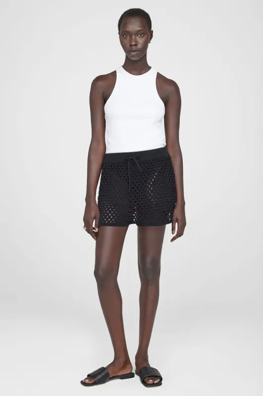 Rubin Short - Black sold by Anine Bing