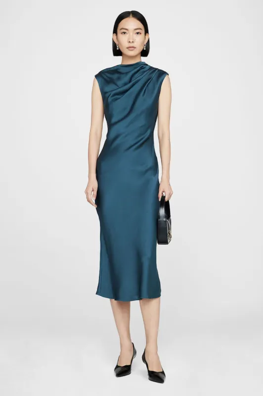 Samantha Dress - Steel Blue sold by Anine Bing