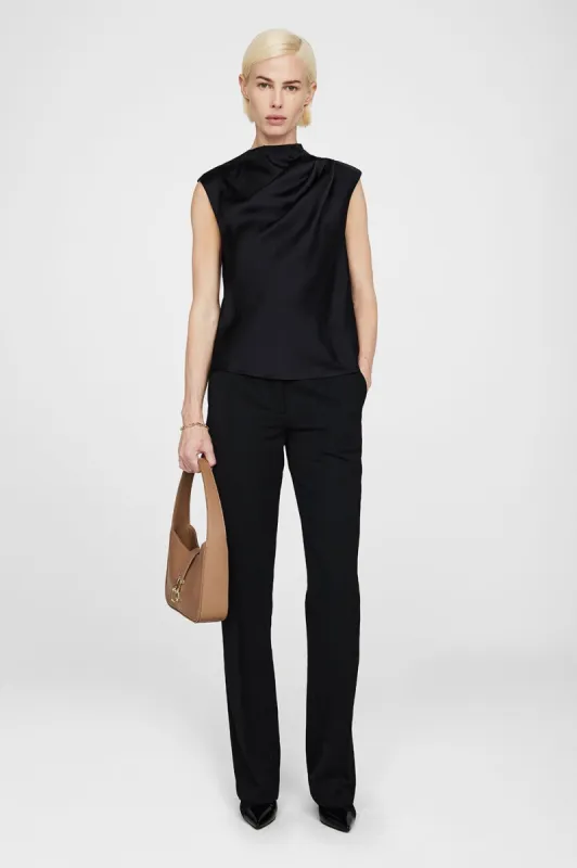 Teegan Top - Black sold by Anine Bing