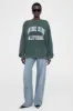 Miles Sweatshirt Anine Bing - Washed Dark Sage sold by Anine Bing