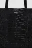 Elly Tote - Black Embossed sold by Anine Bing