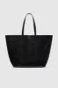 Elly Tote - Black Embossed sold by Anine Bing