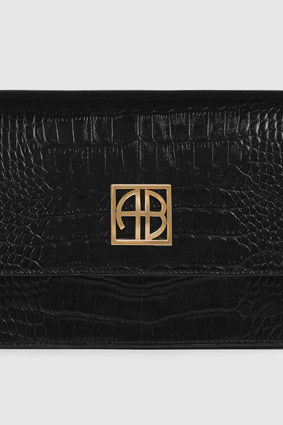 Elly Shoulder Bag - Black Embossed sold by Anine Bing product image thumbnail 4