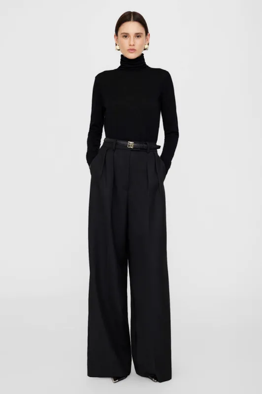 Ethan Sweater - Black sold by Anine Bing