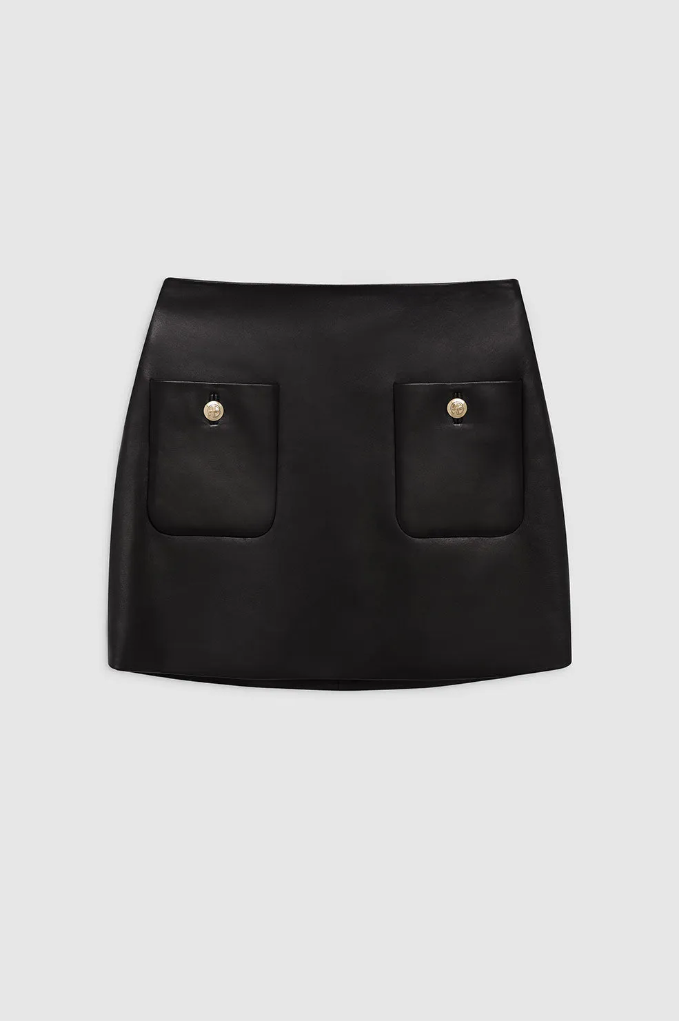Finn Skirt - Black Leather sold by Anine Bing product image thumbnail 3