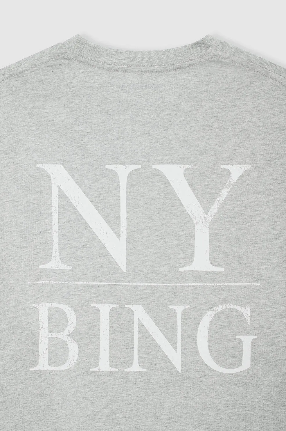 Myers Tee Serif NY - Washed Heather Grey sold by Anine Bing product image thumbnail 3
