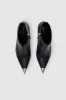 Nina Boots With Metal Toe Cap - Black sold by Anine Bing