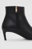Nina Boots With Metal Toe Cap - Black sold by Anine Bing