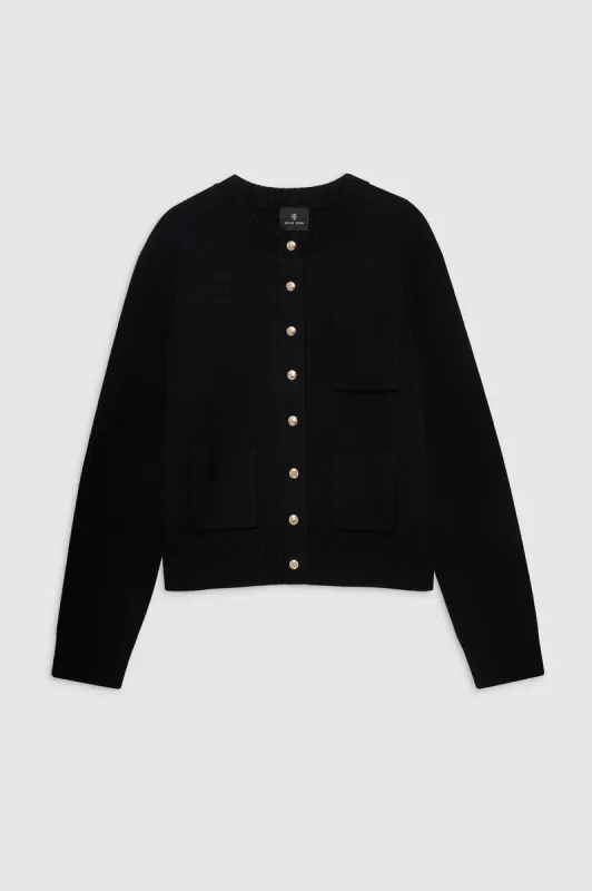 Jameson Cardigan - Black made by Anine Bing