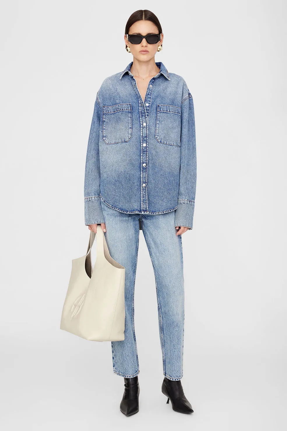 Lili Tote - Sand Pebbled sold by Anine Bing product image thumbnail 2