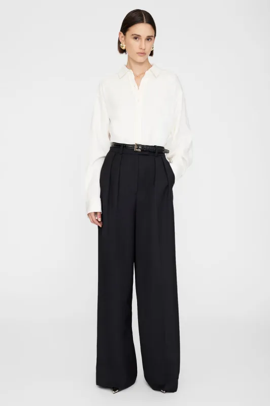 Braxton Shirt - Ivory sold by Anine Bing