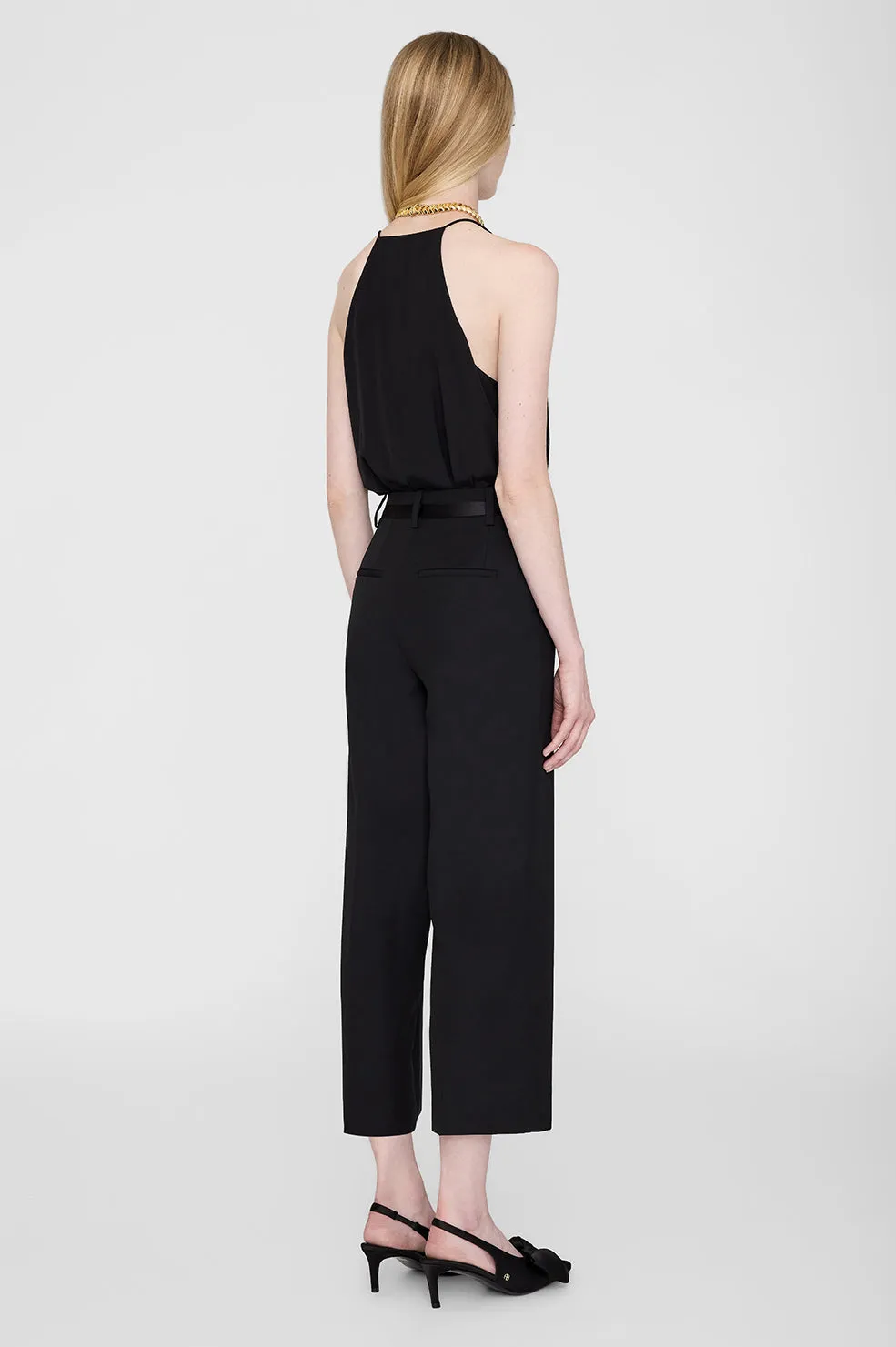Louisa Trouser - Black sold by Anine Bing product image thumbnail 4