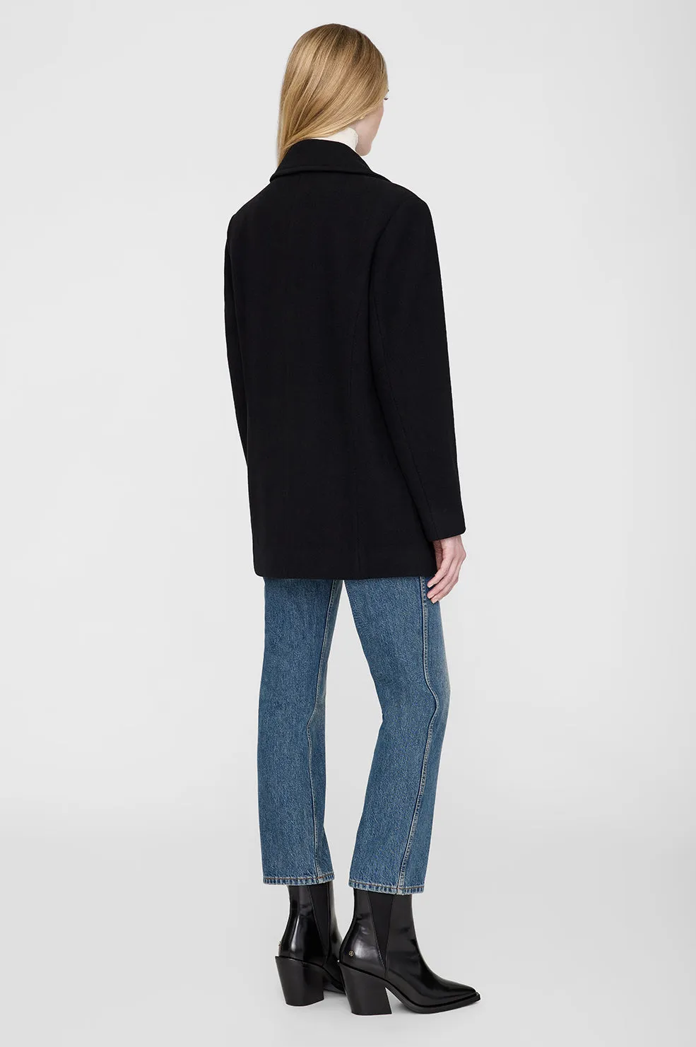 Glenn Peacoat - Black sold by Anine Bing product image thumbnail 4