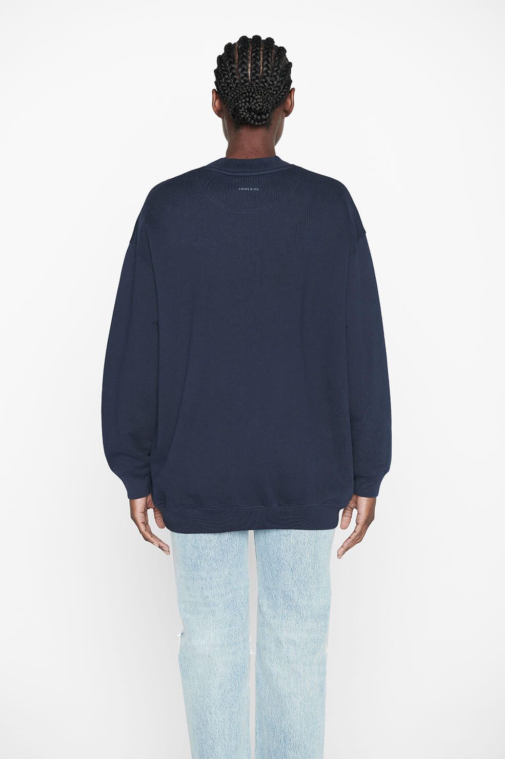 Tyler Sweatshirt - Pacific Blue sold by Anine Bing product image thumbnail 5
