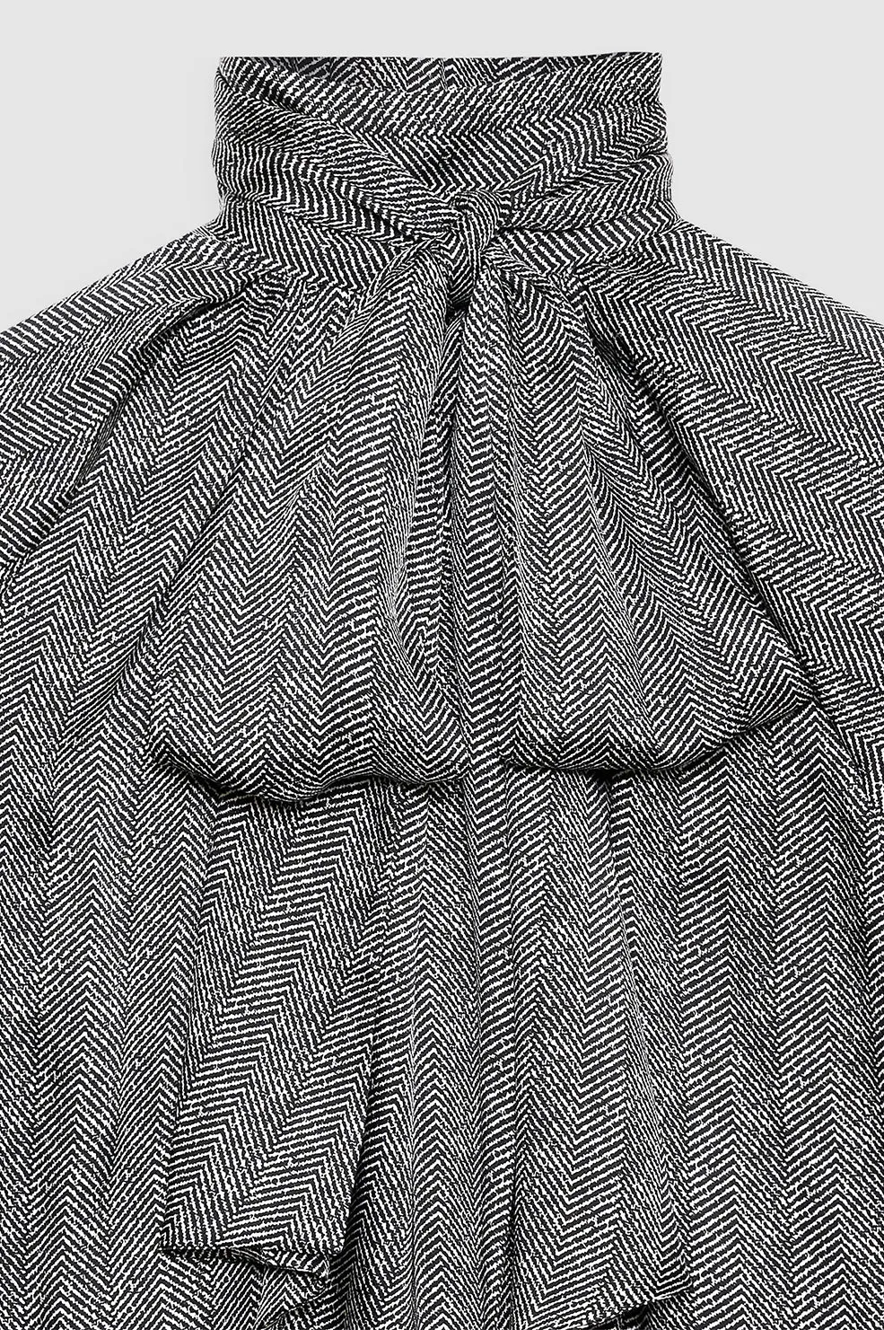 Rachel Top - Black And White Herringbone sold by Anine Bing product image thumbnail 4