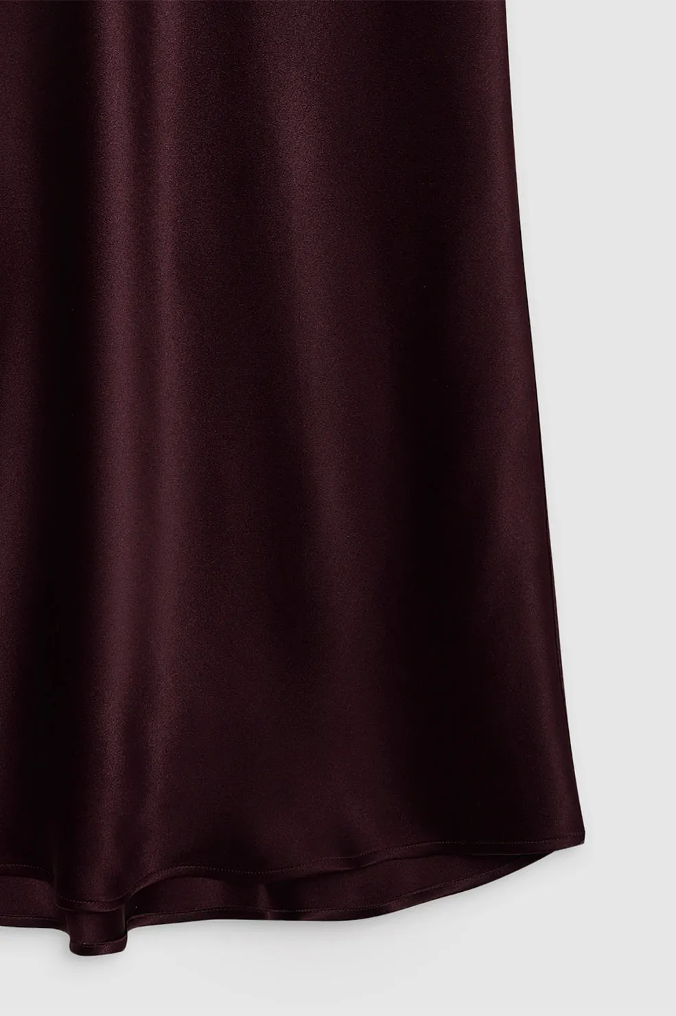 Bar Silk Skirt - Bordeaux sold by Anine Bing product image thumbnail 4
