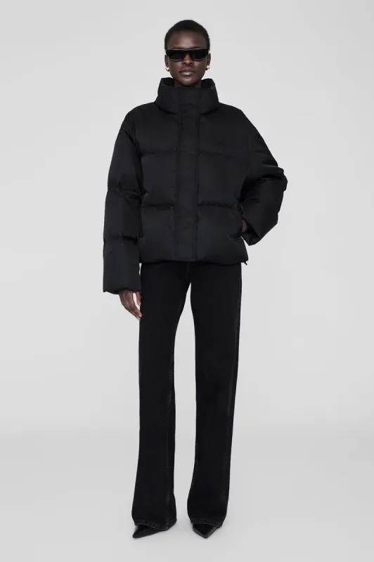 Dorian Puffer - Black sold by Anine Bing