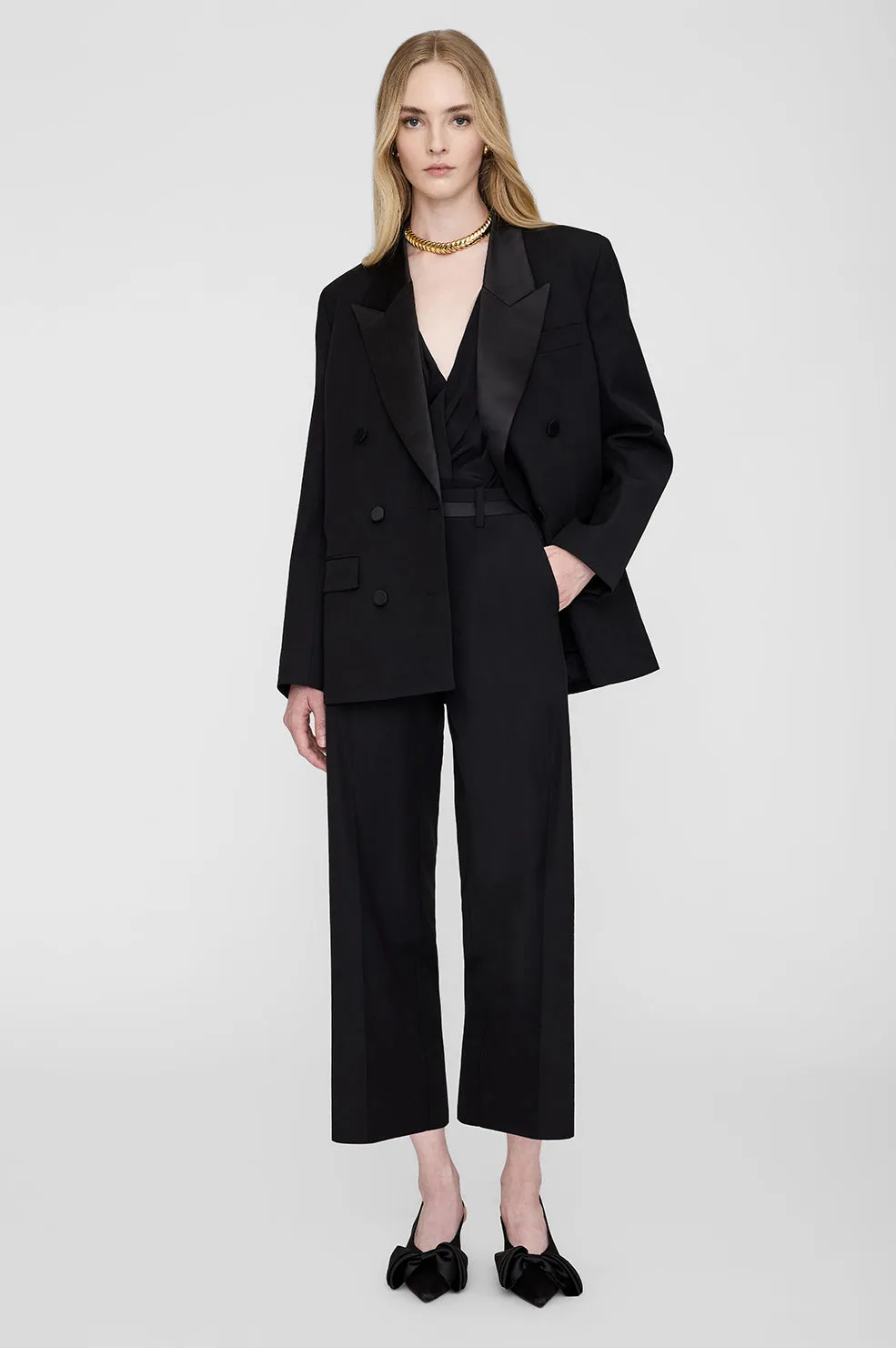 Ross Blazer - Black sold by Anine Bing product image thumbnail 2