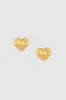 Heart Earrings - Gold sold by Anine Bing