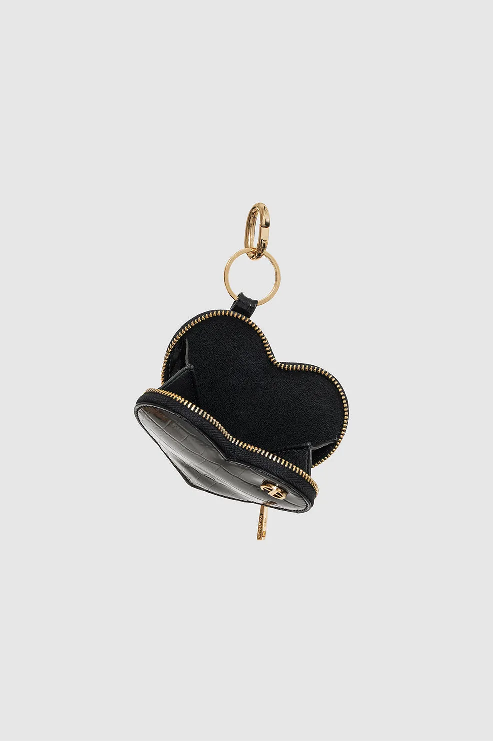 Harriett Coin Purse - Black Embossed sold by Anine Bing product image thumbnail 2