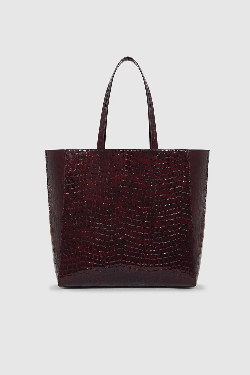 Elly Tote - Burgundy Embossed sold by Anine Bing product image thumbnail 3