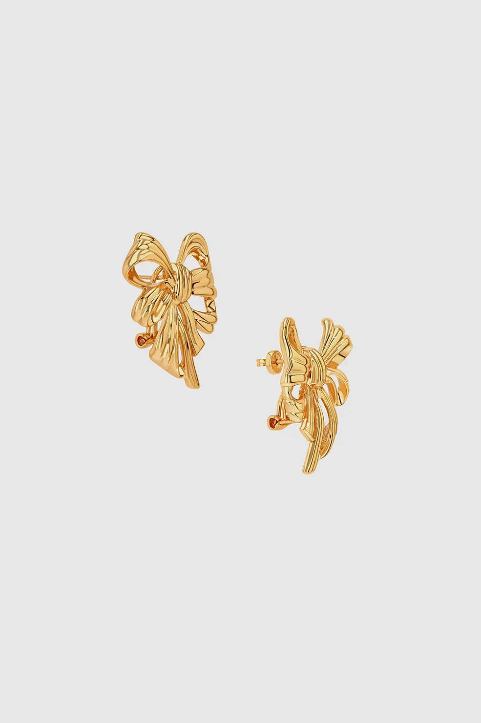 Bow Earrings - Gold sold by Anine Bing product image thumbnail 3
