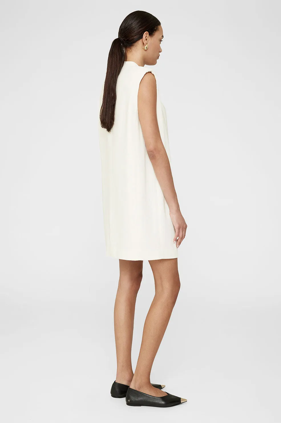 Venice Mini Dress - Ivory sold by Anine Bing product image thumbnail 2