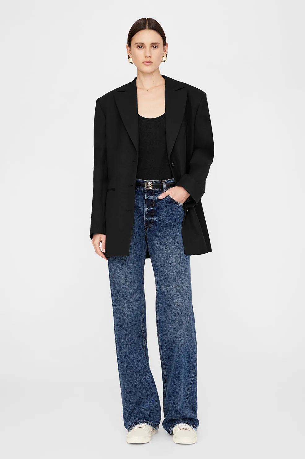 Liane Sneakers - Sand Pebbled sold by Anine Bing product image thumbnail 3