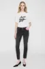 Jaylin Tee Signature - Ivory sold by Anine Bing