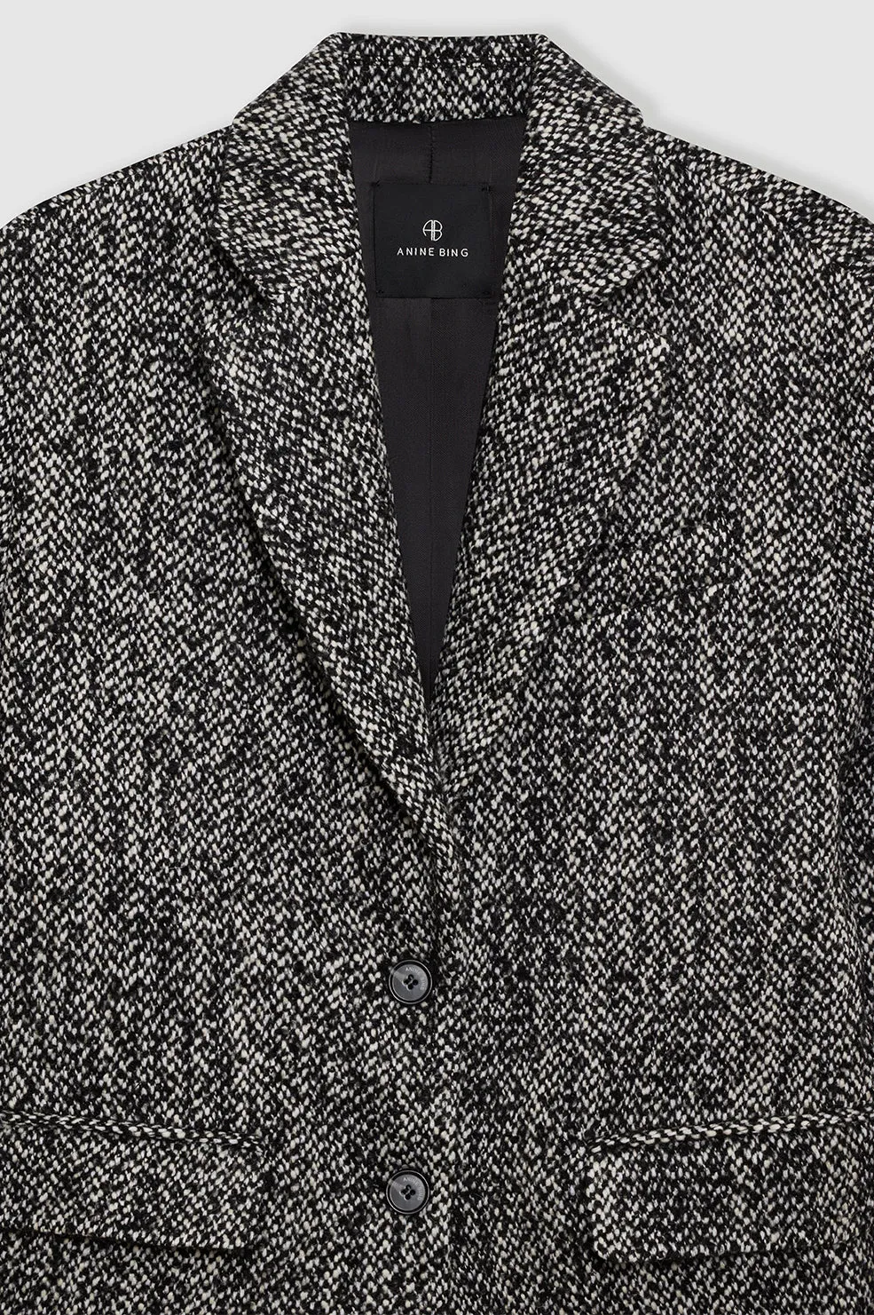 Quinn Blazer - Salt And Pepper sold by Anine Bing product image thumbnail 2