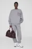 Miles Oversized Sweatshirt Letterman - Medium Heather Grey sold by Anine Bing